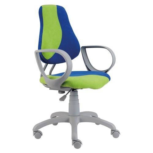 Dětská rostoucí židle Fuxo V-Line černá/růžová